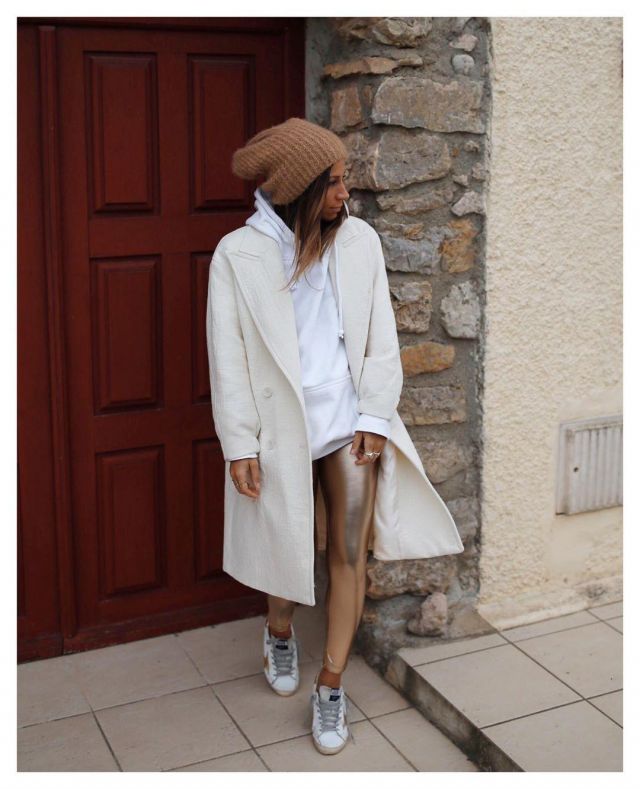 Le leg­gings mé­tal­lisé de Cindy sur son compte Instagram @boho_addict
