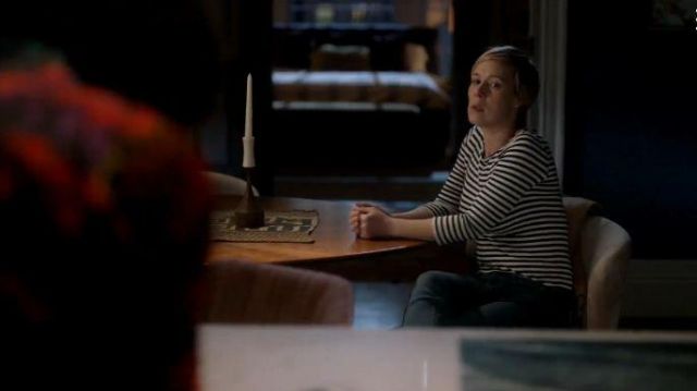 Striped T-shirt worn by Bonnie Winterbottom (Liza Weil) in How to Get Away with Murder Season 6 Episode 13