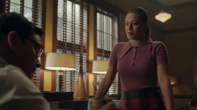 Light Purple Polos worn by Betty Cooper (Lili Reinhart) in Riverdale Season 4 Episode 19