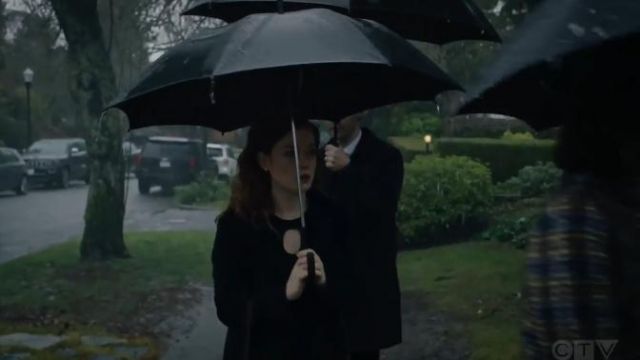 Black Satin Dress worn by Zoey (Jane Levy) in Zoey's Extraordinary Playlist Season 1 Episode 12