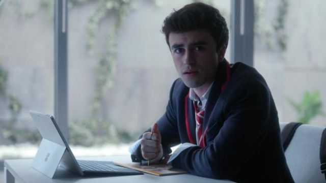 Microsoft Surface Pro Keyboard used by Samuel García Domínguez (Itzan Escamilla) in Elite (S03E05)