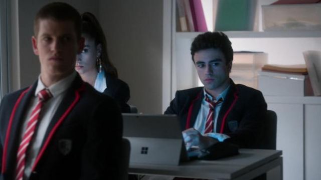 Microsoft Surface Pro Keyboard used by Samuel García Domínguez (Itzan Escamilla) in Elite (S03E03)