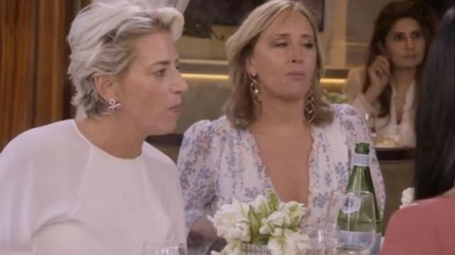 Amy Floral Dress worn by Sonja Morgan in The Real Housewives of New York City Season 12 Episode 6