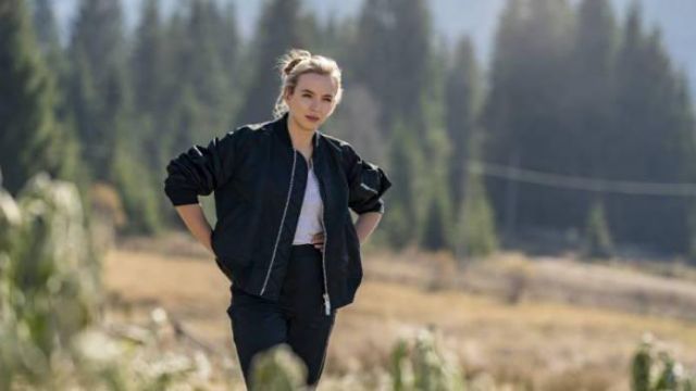 villanelle floral bomber jacket