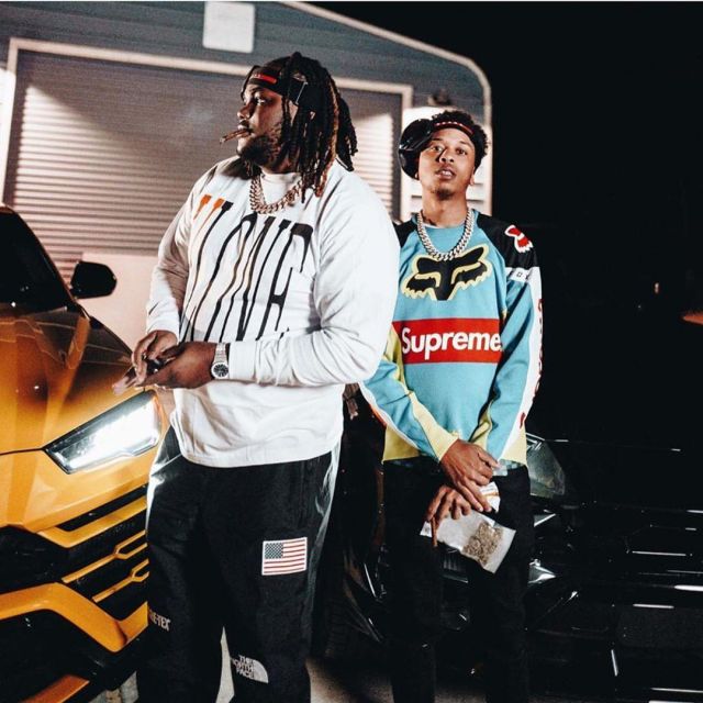 Suprême TNF Expédition Pantalon porté par les Tee Grizzley sur son Instagram account @tee_grizzley