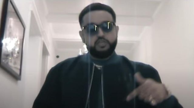Amiri Lo­go Dag­ger Bomber Jack­et worn by Nav in Nav Explores 'Good Intentions', Issues with Akademiks & Online Hate