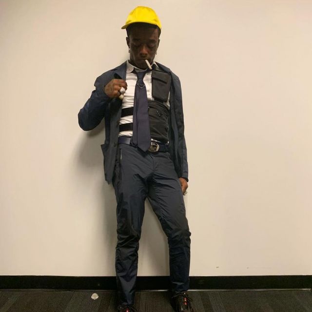 Prada Belt  worn by Lil Uzi Vert  on the Instagram account @liluzivert 
