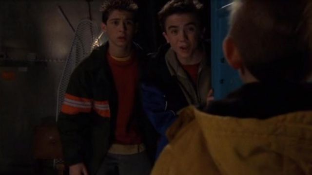 The jacket khaki / orange Reese (Justin Berfield) in Malcolm (S02E23)