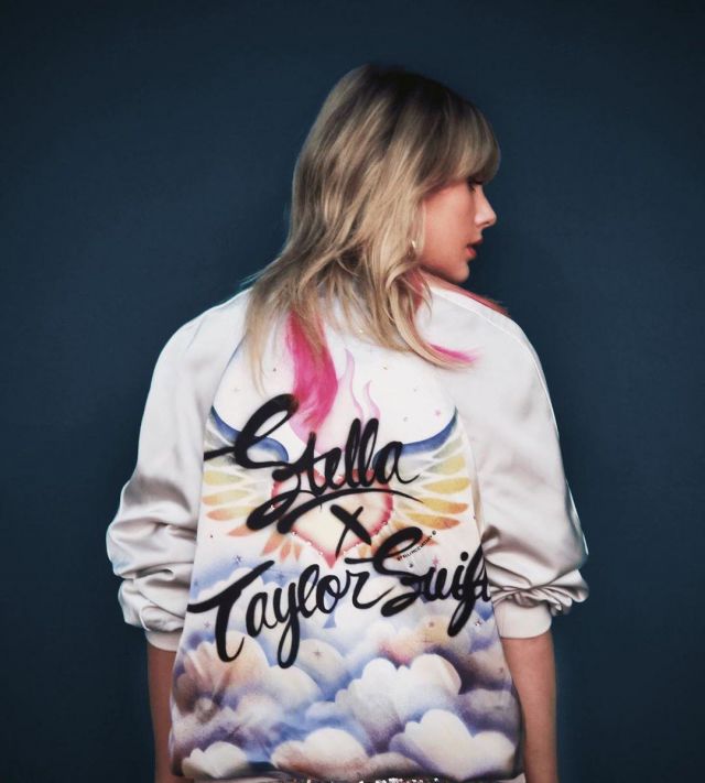 Stel­la x Tay­lor Swift Bomber Jacket worn by Taylor Swift on her Instagram account @taylorswift
