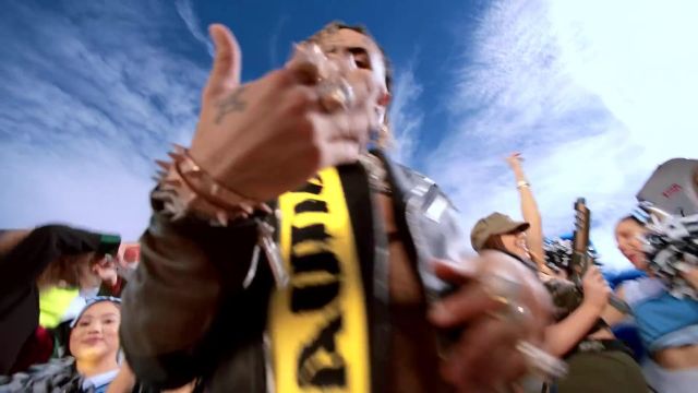 Spike Bracelets worn by Lil Pump in "Racks on Racks" (Official Music Video)