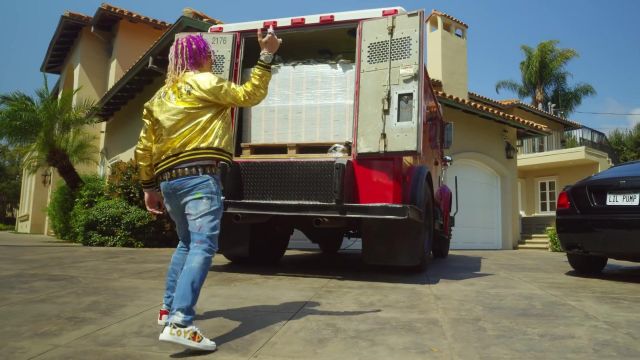 Gucci Sneakers worn by Lil Pump in ESSKEETIT (Official Music Video)
