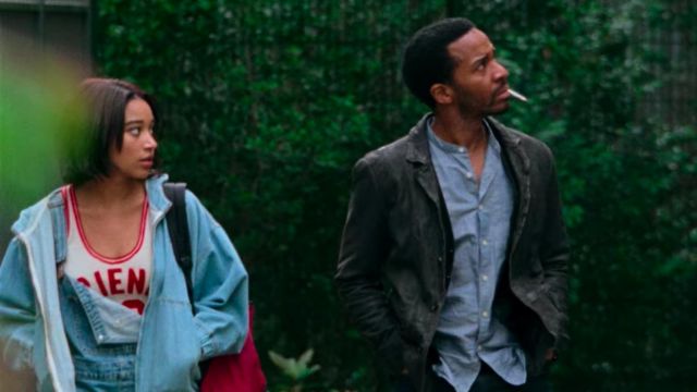 The denim shirt worn by Elliot Udo (Andre Holland) in The Eddy (S01E01)
