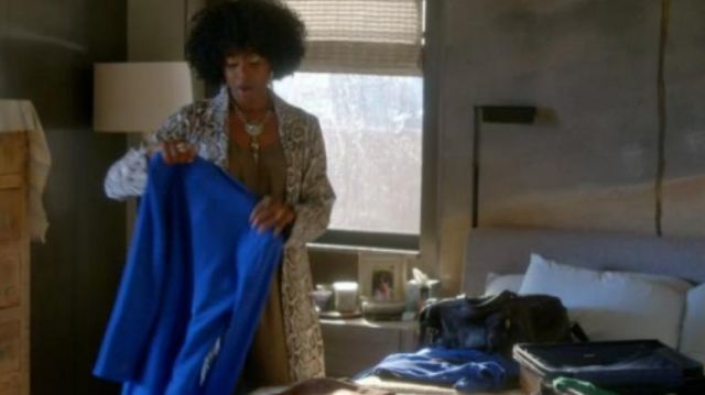 Snake printed coat worn by Taylor Harding (Kirby Howell-Baptiste) in Why Women Kill (S01E05)