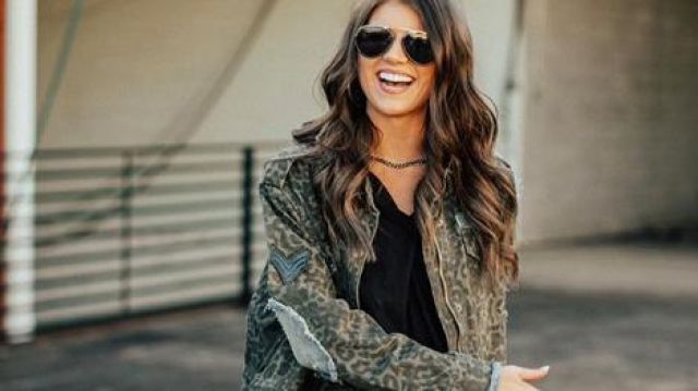 Leop­ard Jack­et worn by Madison Prewett in The Bachelor Season 24
