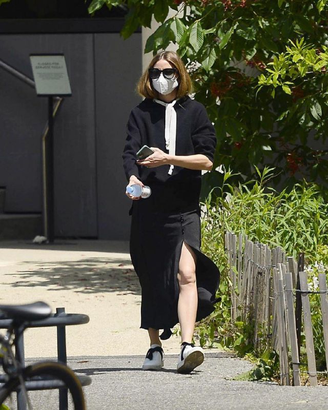 Westward Leaning x Olivia Palermo Moore Sunglasses worn by Olivia Palermo New York City May 18, 2020