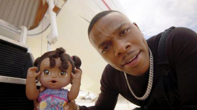 Lastzug hose of DaBaby in DaBaby - Goin Baby [Official Music Video]