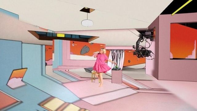 Valentino Pink Poplin Mi­ni Dress of Katy Perry on the Instagram account @katyperry May 21, 2020