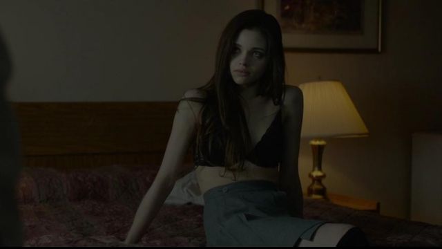 The bra in black worn by Maria / Airam (India Eisley) in the film Double  Deadly (Look Away)