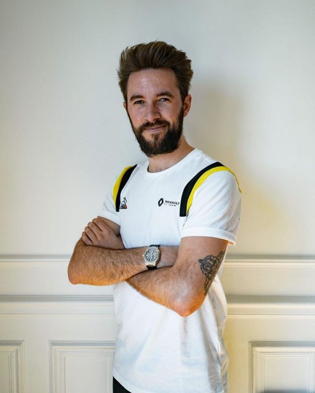 Le t-shirt Renault F1 de Nicolas sur le compte Instagram de @le_petit_francais
