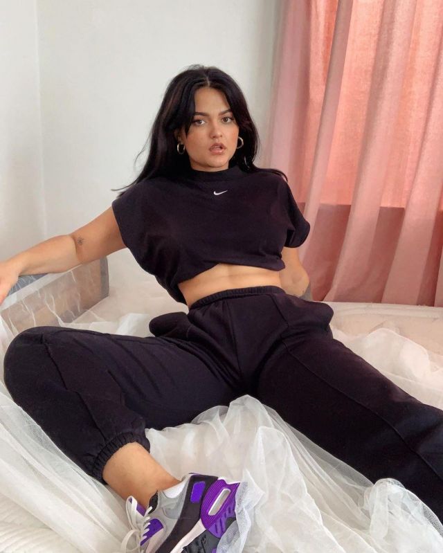 Le t-shirt Nike noir de Tycia sur son compte Instagram @tyciadchannel