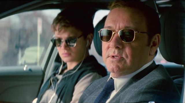Ran­dolph Avi­a­tor Sun­glass­es worn by Doc (Kevin Spacey) in Baby Driver