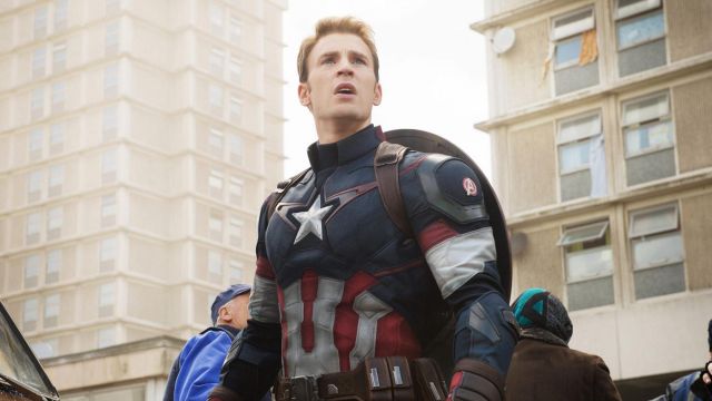 Captain America Costume Jacket worn by Steve Rogers (Chris Evans) as seen in Age of Ultron 