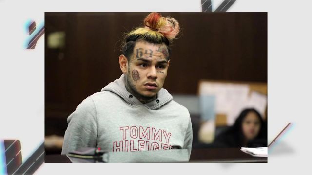 Sweatshirt Tommy Hilfiger in grey 6ix9ine in the video the Case 6ix9ine | Explanations of the Context + Summary of the Trial Part.1
