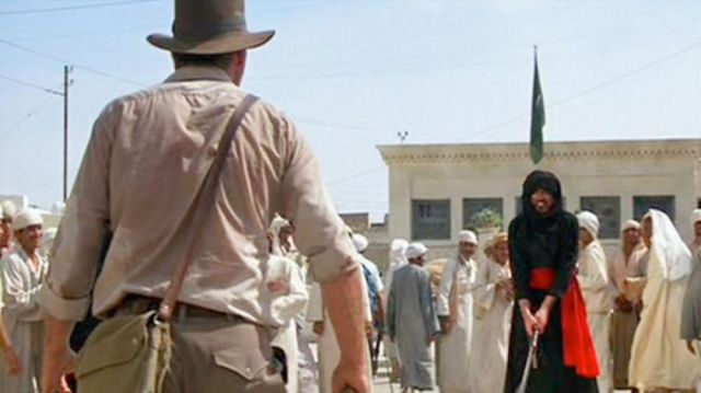 Canvas Messenger Bag worn by Indiana Jones (Harrison Ford) in Raiders of the Lost Ark