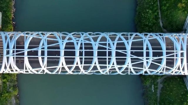 Hans Wilsdorf Bridge in Geneva, Switzerland as seen in Heart The Weekend music video by Shakka
