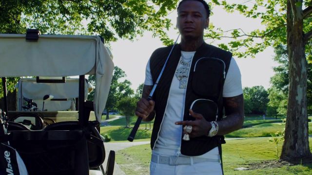 Louis Vuitton Olive Green Monogram Overshirt worn by Moneybagg Yo in F My  BM (Official Music Video)