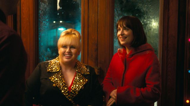 Red Jacket worn by Alice (Dakota Johnson) as seen in How to Be Single