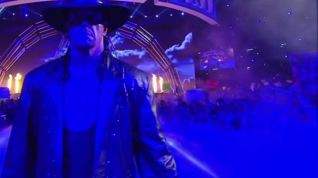 Outfit worn by The Undertaker in Undertaker makes his entrance: WrestleMania 27 YouTube Video