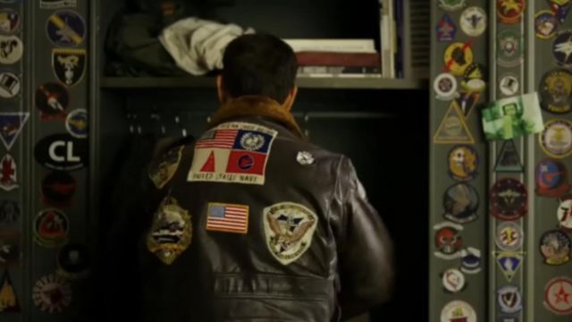 Squadron Patches Jacket usado por Maverick (Tom Cruise) en Top Gun: Maverick