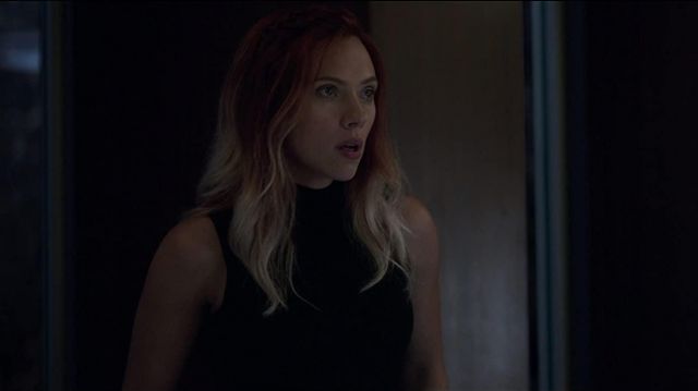 Sleeveless Turtleneck Tank Top worn by Natasha Romanoff / Black Widow (Scarlett Johansson) in Avengers: Endgame