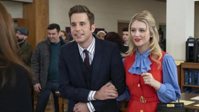 Red Gucci Dress worn by Astrid Sloan (Julia Schlaepfer) in The Politician (Season 2)