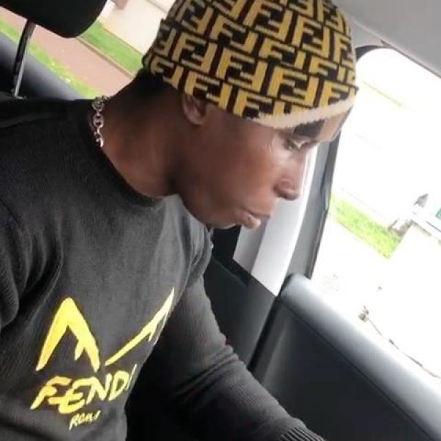 The bonnet pattern monogrammed Fendi worn by Bosh on his account Instagram @bosh_officiel