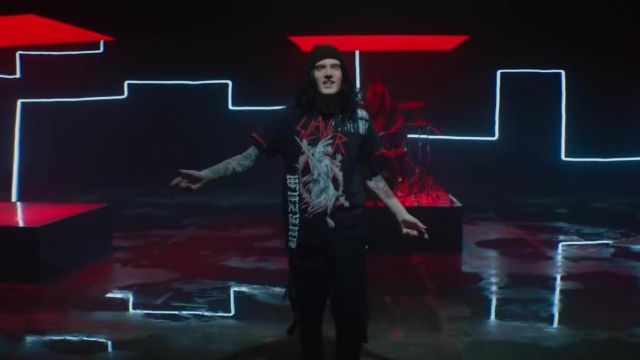 Slayer T-shirt worn by Denis Stoff in I'm Sorry by DRAG ME OUT (Official Music Video)