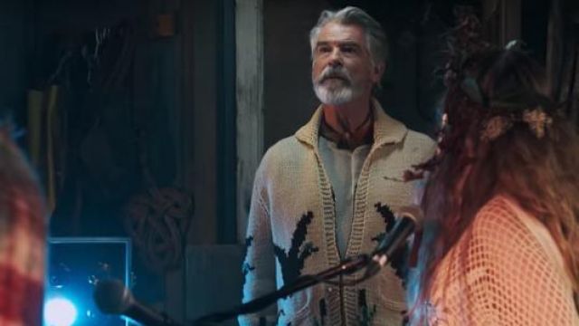 Wool cardigan worn by Erick Erickssong (Pierce Brosnan) in Eurovision Song Contest: The Story of Fire Saga