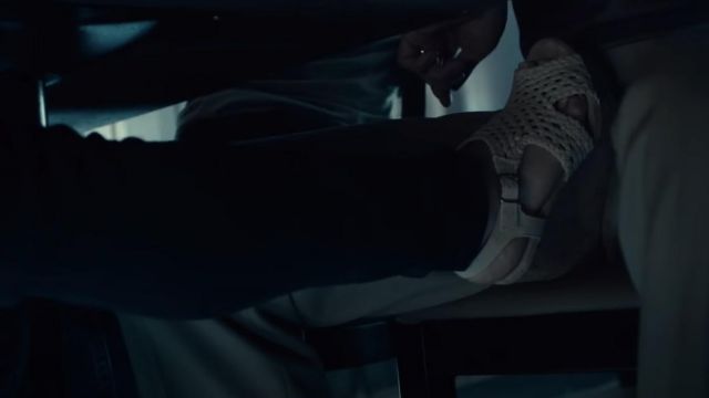 Sandals worn by Susan Smith (Emilia Clarke) as seen in Above Suspicion