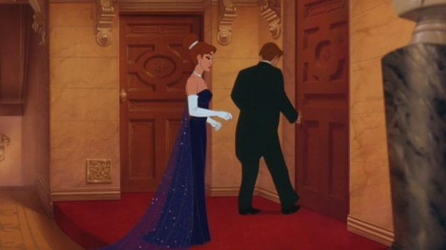 La robe de soirée de Anastasia dans le film Anastasia