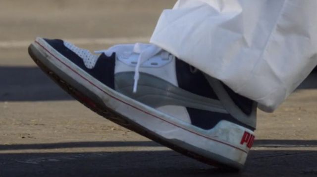 Puma sneakers worn by Troy Barnes (Donald Glover) in Community (S02E04)
