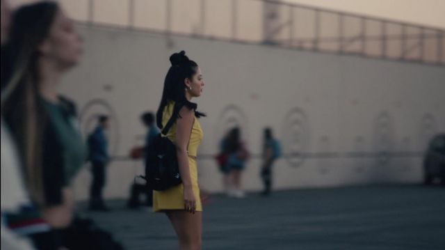Noir mini sac à dos utilisé par Maddy Perez (Alexa Demie) dans l'Euphorie (S01E03)