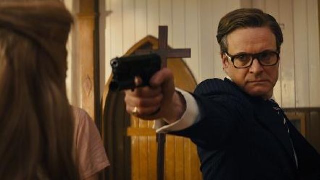 La réplique du pistolet utilisé par Harry Hart (Colin Firth) dans le film Kingsman : Services secrets