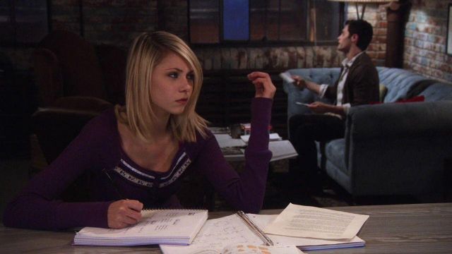 Suéter Free People usado por Jenny Humphrey (Taylor Momsen) en Gossip Girl (S01E15)