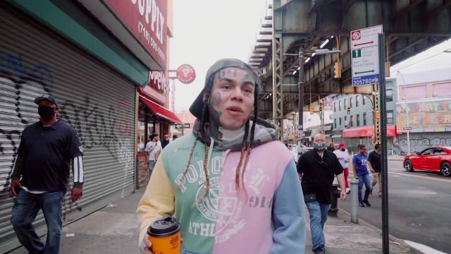 Polo Ralph Lauren Hoodie worn by 6ix9ine in his PUNANI (Official Music Video)