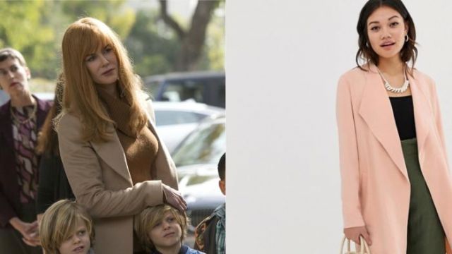 Le manteau rose de Celeste Wright (Nicole Kidman) dans Big Little Lies