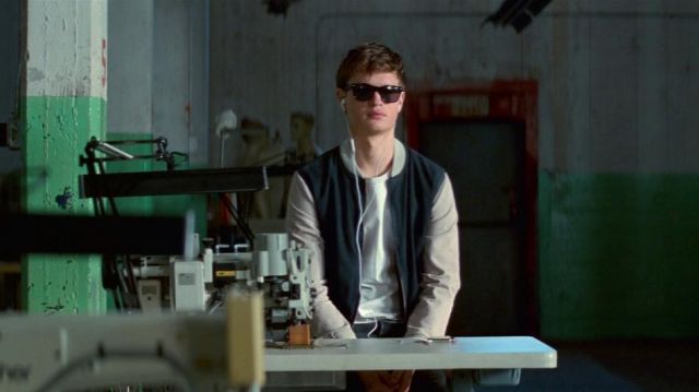 Bomber Jacket worn by Baby (Ansel Elgort) in Baby Driver