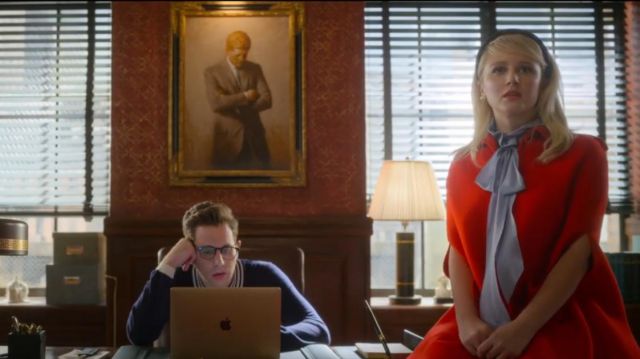 Red Valentino Cape Coat of Alice (Julia Schlaepfer) in The Politician (S02E01)