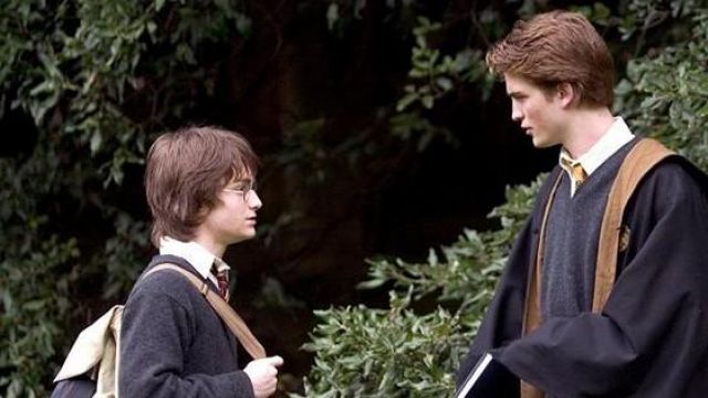 L'écharpe Poufsouffle de Cedric Diggory (Robert Pattinson) dans Harry  Potter et la Coupe de feu