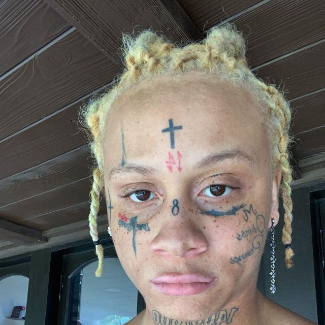 La boucle d’oreille de Trippie Redd sur son compte Instagram @trippieredd